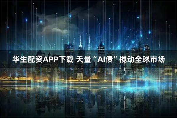 华生配资APP下载 天量“AI债”搅动全球市场